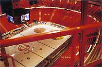 Globe Arena - interior view